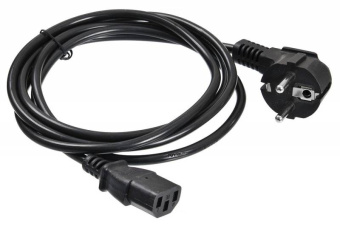Кабель Buro BU-PCAB-3M-16A IEC C13 Евровилка 3м - купить недорого с доставкой в интернет-магазине