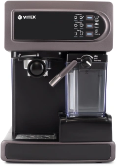 Кофеварка рожковая Vitek VT-1517 VT 1238Вт фиолетовый - купить недорого с доставкой в интернет-магазине