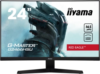 Монитор Iiyama 23.6" Red Eagle G2466HSU-B1 черный VA LED 1ms 16:9 HDMI M/M матовая 250cd 178гр/178гр 1920x1080 165Hz DP FHD USB 3.7кг - купить недорого с доставкой в интернет-магазине