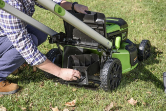 Газонокосилка роторная Greenworks GD60LM51SP (2514307) - купить недорого с доставкой в интернет-магазине