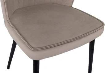 Стул для дома Бюрократ CH-K5_2 комплект 2шт т.бежевый Holland 61 металл черный на ножках (CH-K5_1/HL61_2) - купить недорого с доставкой в интернет-магазине