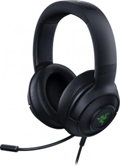 Наушники с микрофоном Razer Kraken V3 X черный 1.8м мониторные оголовье (RZ04-03750300-R3M1) - купить недорого с доставкой в интернет-магазине