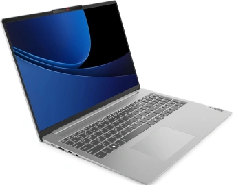 Ноутбук Lenovo IdeaPad Slim 5 16IMH9 Core Ultra 7 155H 16Gb SSD1Tb Intel Arc 16" OLED 2K (2048x1280) noOS l.grey WiFi BT Cam (83DC004HRK) - купить недорого с доставкой в интернет-магазине