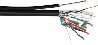 Кабель информационный Lanmaster TWT-5EFTP-UNV-TR кат.5E FTP 4 пары 24AWG PE внешний 305м черный - купить недорого с доставкой в интернет-магазине