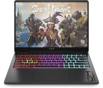 Ноутбук HP Omen 14-fb0020ci Core Ultra 7 155H 16Gb SSD512Gb NVIDIA GeForce RTX4050 6Gb 14" OLED 2.8K (2880x1800) Free DOS black WiFi BT Cam (A1AA7EA) - купить недорого с доставкой в интернет-магазине