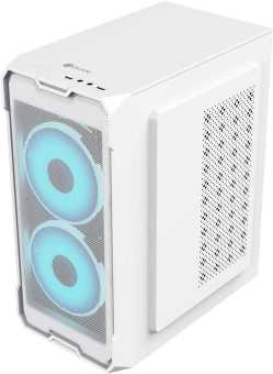 Корпус Оклик OCC-MN302F белый без БП mATX 1xUSB2.0 1xUSB3.0 audio - купить недорого с доставкой в интернет-магазине