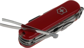 Нож перочинный Victorinox MiniChamp (0.6385) 58мм 18функц. красный карт.коробка - купить недорого с доставкой в интернет-магазине