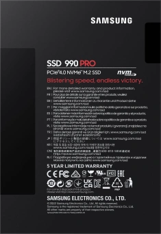 Накопитель SSD Samsung PCIe 4.0 x4 2TB MZ-V9P2T0BW 990 Pro M.2 2280 - купить недорого с доставкой в интернет-магазине