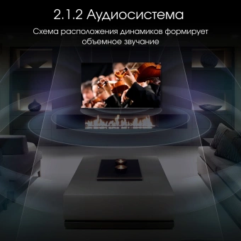 Телевизор OLED Digma Pro 55" OLED 55M Google TV Frameless черный/серебристый 4K Ultra HD 120Hz DVB-T DVB-T2 DVB-C DVB-S DVB-S2 USB WiFi Smart TV - купить недорого с доставкой в интернет-магазине
