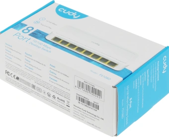 Коммутатор Cudy FS108D (L2) 8x100Мбит/с неуправляемый - купить недорого с доставкой в интернет-магазине