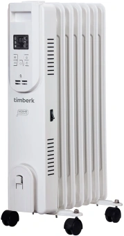 Радиатор масляный Timberk Home Intellect T-OR1507-F10E-WF 1500Вт белый - купить недорого с доставкой в интернет-магазине