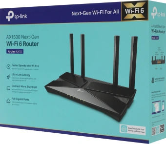 Роутер беспроводной TP-Link Archer AX10 AX1500 10/100/1000BASE-TX черный - цена, купить или заказать с доставкой в интернет-магазине Роутер беспроводной TP-Link Archer AX10 AX1500 10/100/1000BASE-TX черный - купить недорого с доставкой в интернет-магазине