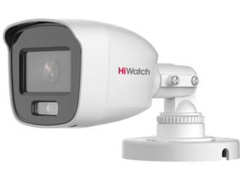 Камера видеонаблюдения аналоговая HiWatch DS-T500L(2.8mm) 2.8-2.8мм HD-CVI HD-TVI цв. корп.:белый - купить недорого с доставкой в интернет-магазине