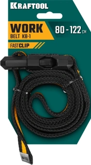 Пояс для инструментов Kraftool KB-1 черный/желтый (38764) - купить недорого с доставкой в интернет-магазине