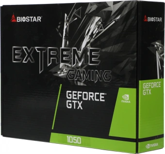 Видеокарта Biostar PCI-E 3.0 VN1055XF41 NVIDIA GeForce GTX 1050 4Gb 128bit GDDR5 1354/7000 DVIx1 HDMIx1 DPx1 HDCP Ret - купить недорого с доставкой в интернет-магазине