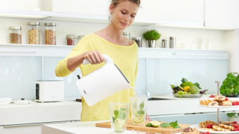 Чайник электрический Braun WK3100 1.7л. 2200Вт белый корпус: пластик (0X21010008) - купить недорого с доставкой в интернет-магазине
