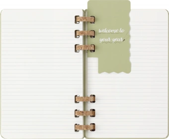 Еженедельник Moleskine ACADEMIC SPIRAL DHSPK5212AMWH3 Large 150х210мм 200стр. кремовые страницы спираль киви - купить недорого с доставкой в интернет-магазине