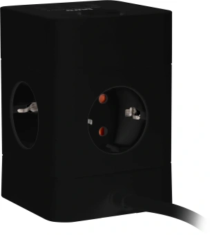 Сетевой удлинитель Buro BU-PTE4.1UC-B 1.5м (4 розетки) черный (пакет ПЭ) - купить недорого с доставкой в интернет-магазине