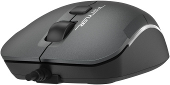 Мышь A4Tech Fstyler FM26S серый/черный оптическая 1600dpi silent USB для ноутбука 4but (FM26S USB (SMOKY GREY)) - купить недорого с доставкой в интернет-магазине