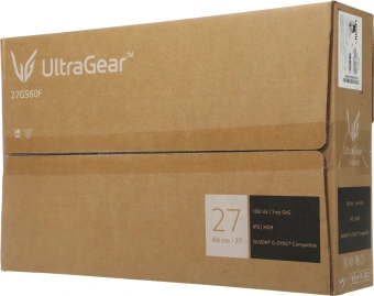 Монитор LG 27" UltraGear 27GS60F-B черный IPS LED 16:9 HDMI матовая 300cd 178гр/178гр 1920x1080 180Hz G-Sync FreeSync DP FHD 5.8кг - купить недорого с доставкой в интернет-магазине