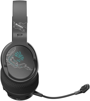 Наушники с микрофоном A4Tech Bloody GR370 черный мониторные BT/Radio/3.5mm оголовье (GR370) - купить недорого с доставкой в интернет-магазине