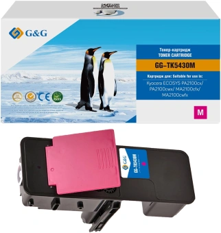Картридж лазерный G&G GG-TK5430M TK-5430M пурпурный (1250стр.) для Kyocera Ecosys PA2100cx/PA2100cwx/MA2100cfx/MA2100cwfx - купить недорого с доставкой в интернет-магазине
