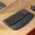 Клавиатура Logitech Wave Keys графитовый USB беспроводная BT/Radio slim Ergo LED (подставка для запястий) (920-012319) - купить недорого с доставкой в интернет-магазине