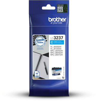 Картридж струйный Brother LC3237C голубой (1500стр.) для Brother HLJ6000DWRE1/MFCJ5945DWRE1/MFCJ6945DWRE1 - купить недорого с доставкой в интернет-магазине
