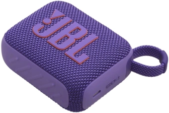 Колонка порт. JBL Go 4 фиолетовый 4.2W 1.0 BT 850mAh (JBLGO4PUR) - купить недорого с доставкой в интернет-магазине