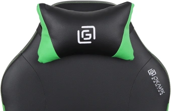 Кресло игровое Оклик Spirit черный/зеленый сиденье черный/зеленый искусственная кожа с подголов. крестов. пластик черный пластик черный - купить недорого с доставкой в интернет-магазине