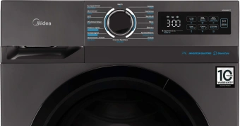 Стиральная машина Midea MF01814BS47/T класс: A загр.фронтальная макс.:8кг серый инвертор - купить недорого с доставкой в интернет-магазине