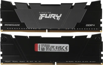Память DDR4 2x16GB 3600MHz Kingston KF436C16RB12K2/32 Fury Renegade RTL Gaming PC4-28800 CL16 DIMM 288-pin 1.35В dual rank с радиатором Ret - купить недорого с доставкой в интернет-магазине