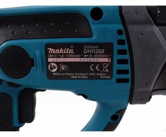 Перфоратор Makita DHR202RF патрон:SDS-plus уд.:1.9Дж аккум. (кейс в комплекте) - купить недорого с доставкой в интернет-магазине
