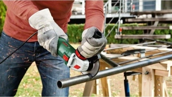 Углошлифовальная машина Bosch PWS 850-125 850Вт 12000об/мин рез.шпин.:M14 d=125мм (06033A270B) - купить недорого с доставкой в интернет-магазине