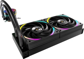 Система водяного охлаждения Formula Oasis L240 ARGB Soc-AM5/AM4/1200/2066/1700/1851 черный 4-pin Al+Cu 310W Ret (OASIS L240 ARGB BK) - купить недорого с доставкой в интернет-магазине