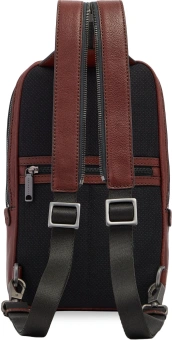 Рюкзак слинг мужской The Bridge Ludovico 053126LZ/1A коричневый натур.кожа - купить недорого с доставкой в интернет-магазине