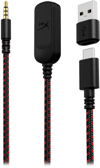 Наушники с микрофоном HyperX Cloud III черный/красный 1.2м мониторные оголовье (727A9AA) - купить недорого с доставкой в интернет-магазине