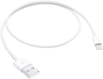 Кабель Apple ME291ZM/A_ USB (m)-Lightning (m) 0.5м белый - купить недорого с доставкой в интернет-магазине