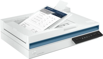 Сканер планшетный HP ScanJet Pro 2600 f1 (20G05A) A4 белый - купить недорого с доставкой в интернет-магазине