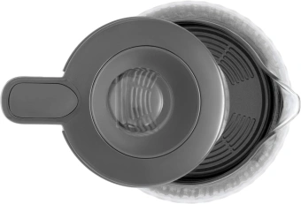Чайник электрический Polaris PWK 0701CGL 1.5л. 2200Вт графит корпус: стекло/пластик - купить недорого с доставкой в интернет-магазине