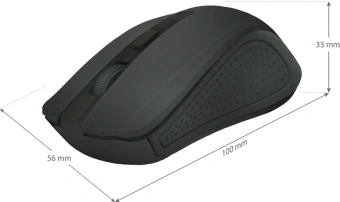 Мышь Defender Accura MM-935 черный оптическая 1600dpi беспров. USB для ноутбука 3but (52935) - купить недорого с доставкой в интернет-магазине
