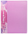 Папка на 2-х кольцах Бюрократ Pastel PAST0812/2RPINK A4 пластик 0.5мм кор.27мм торц.карм с бум. встав розовый