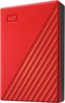 Жесткий диск WD USB3.2 Gen1 5TB WDBPKJ0050BRD-WESN My Passport 2.5" красный - купить недорого с доставкой в интернет-магазине