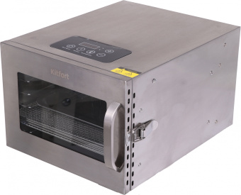 Сушка для фруктов и овощей Kitfort KT-1917 6под. 400Вт нержавеющая сталь - купить недорого с доставкой в интернет-магазине