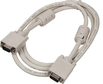 Кабель Buro CAB016S-06 VGA (m) VGA (m) 1.8м феррит.кольца серый - купить недорого с доставкой в интернет-магазине