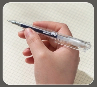 Ручка гелев. автоматическая Deli EG05-BL прозрачный d=0.5мм син. черн. - купить недорого с доставкой в интернет-магазине