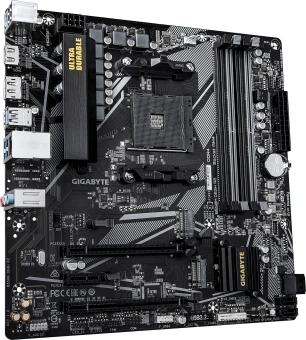 Материнская плата Gigabyte B550M DS3H R2 Soc-AM4 AMD B550 4xDDR4 mATX AC`97 8ch(7.1) GbLAN RAID+HDMI+DP - купить недорого с доставкой в интернет-магазине