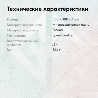 Коврик для мыши GMNG GG-PD350S Средний рисунок 350x300x4мм - купить недорого с доставкой в интернет-магазине