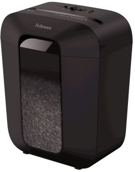 Шредер Fellowes PowerShred LX50 черный (секр.P-4) фрагменты 9лист. 17лтр. скрепки скобы пл.карты - купить недорого с доставкой в интернет-магазине