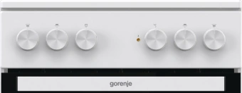 Плита Электрическая Gorenje GEC5A12WG-B белый стеклокерамика (без крышки) - купить недорого с доставкой в интернет-магазине